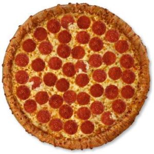 Everyday pickup special extra large pepperoni pizza